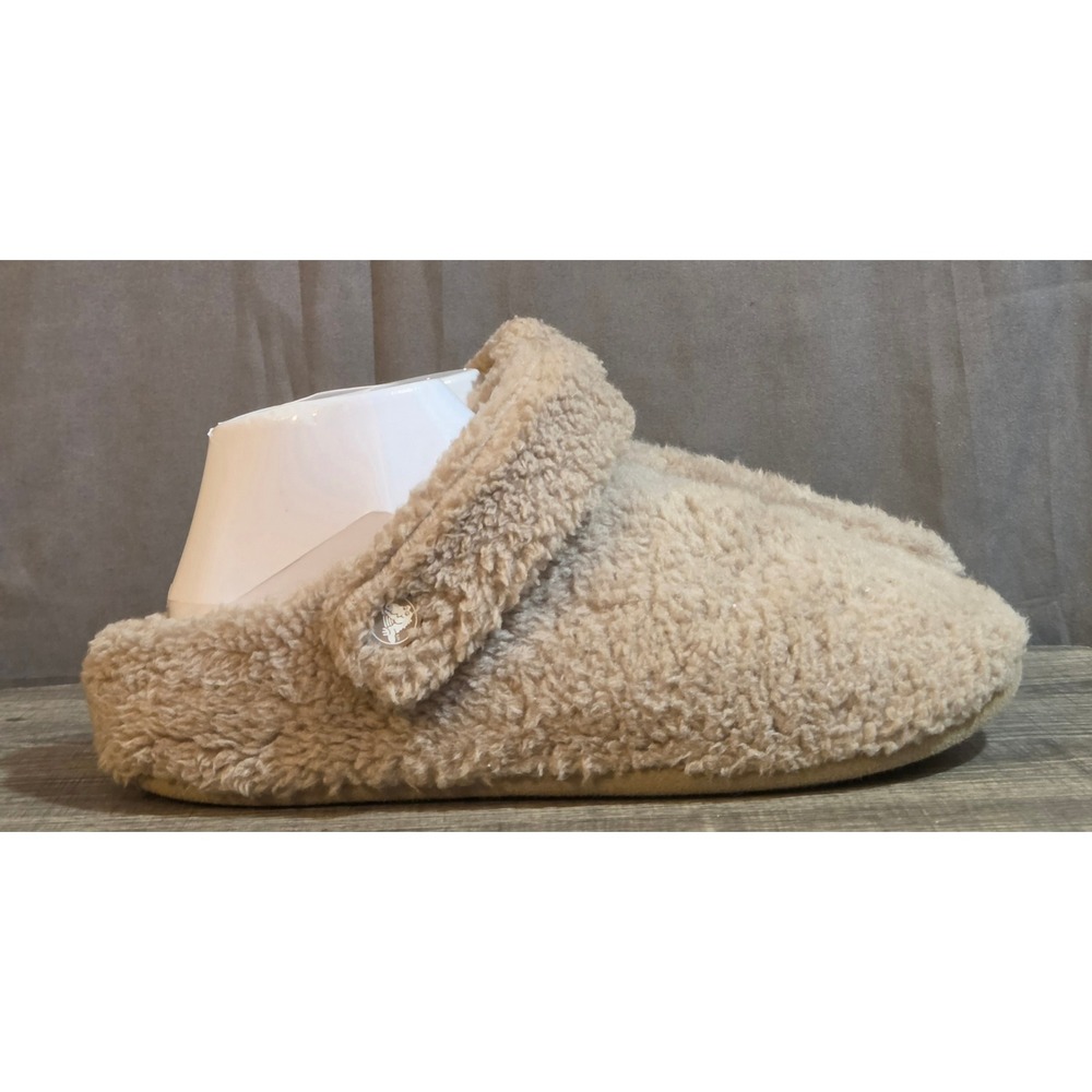 Crocs Classic Cozzzy Slippers Women's Size 9 Mens Size 7 Brown